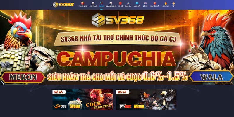 Đá gà Sv368s.live