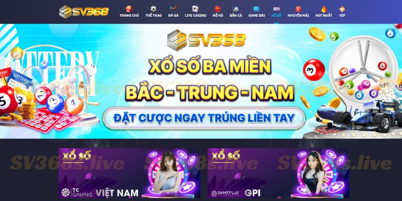 Xổ số Sv368s.live